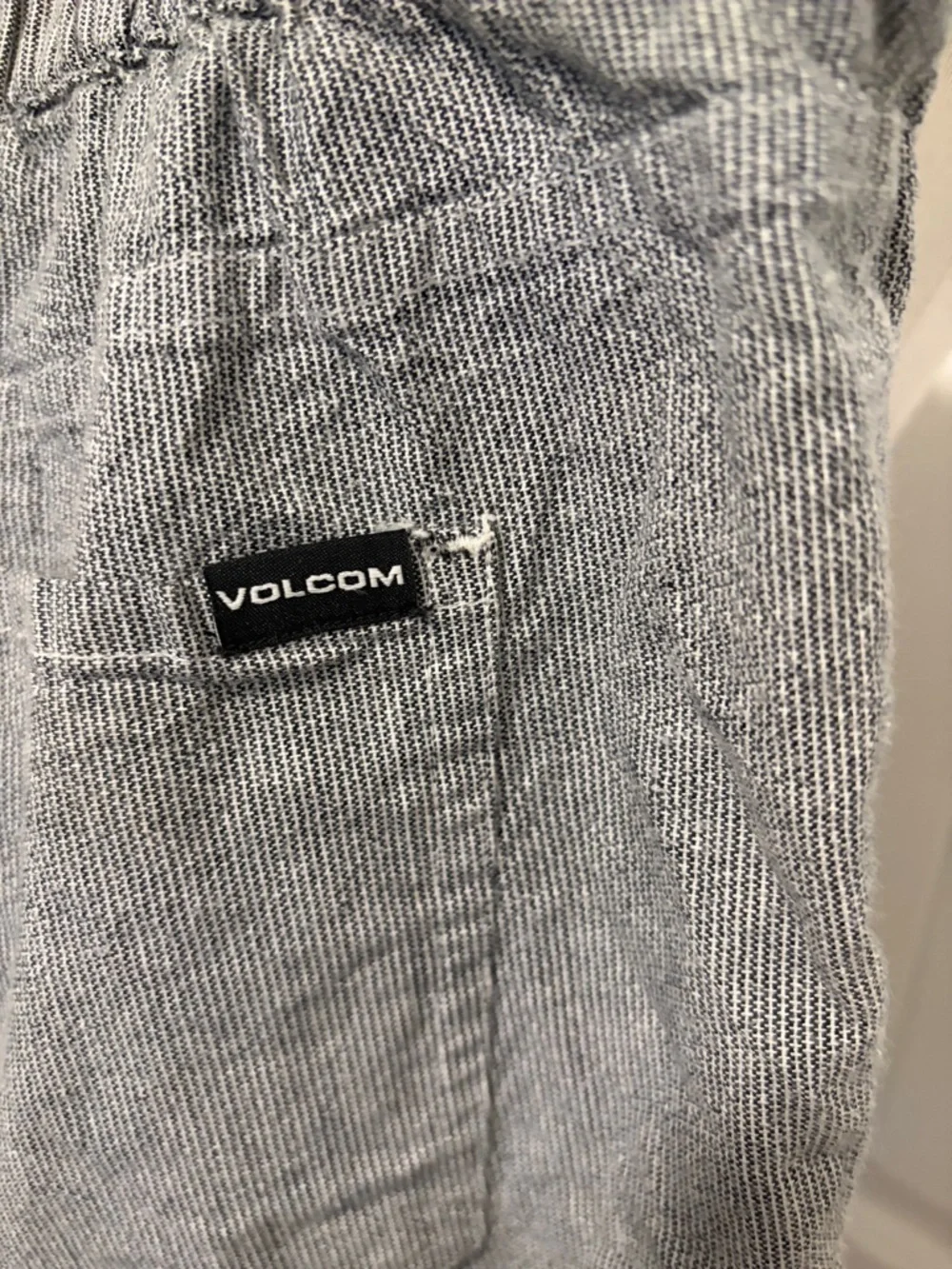 Volcom Women's High Waist Drawstring Shorts - Gray